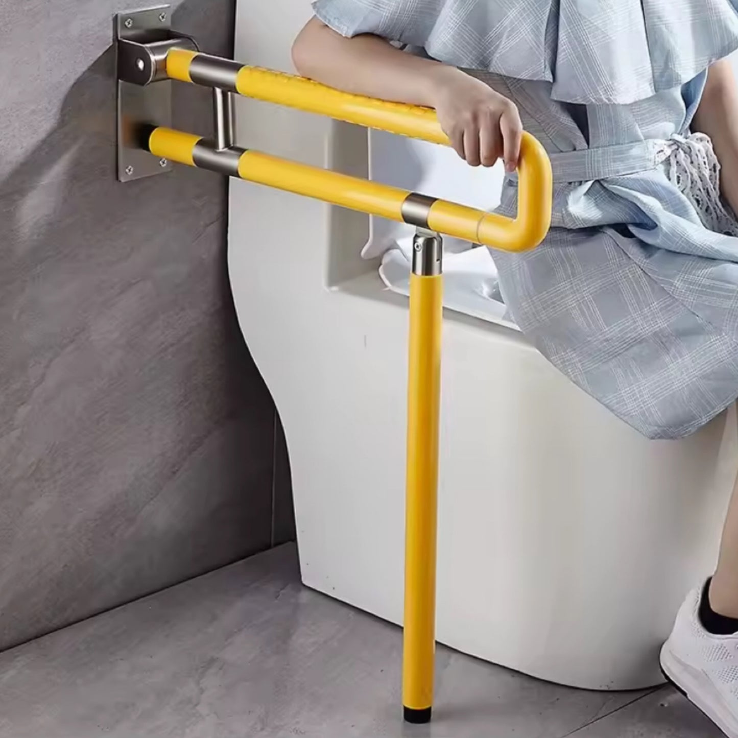 Safety Grab Bars, Handrails & Supporting Rails ♿️ U-Shape & Flip Up Type, Comes with Upgraded Stainless Steel Connector