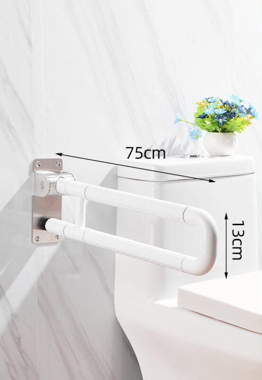 Safety Grab Bars, Handrails & Supporting Rails ♿️ U-Shape & Flip Up Type, Comes with Upgraded Stainless Steel Connector