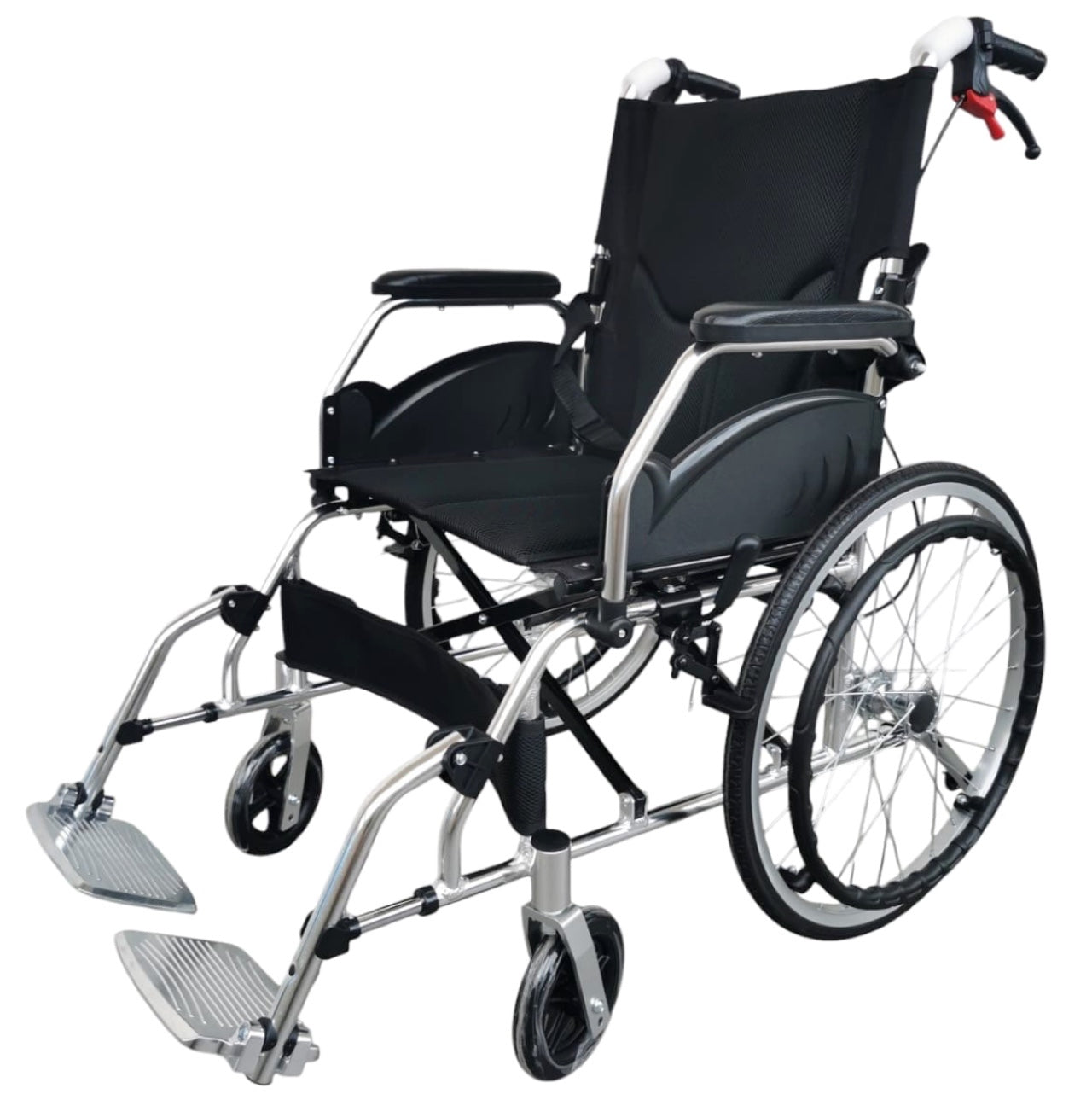 WHEELCHAIR ALUMINIUM 11.6KG FOR LOAD 100KG: GETS D863Y STANDARD WHEELCHAIR FOR SELF-PROPELLED
