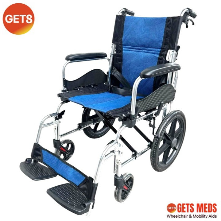 WHEELCHAIR DETACHABLE P865C: GETS FLEXI ALUMINIUM 10.5KG PUSHCHAIR FOR LOAD 100KG