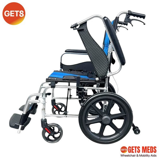 WHEELCHAIR DETACHABLE P865C: GETS FLEXI ALUMINIUM 10.5KG PUSHCHAIR FOR LOAD 100KG