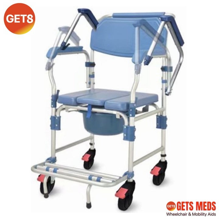 Shower Commode Uplift Armrest Aluminium 7.5kg: G697B