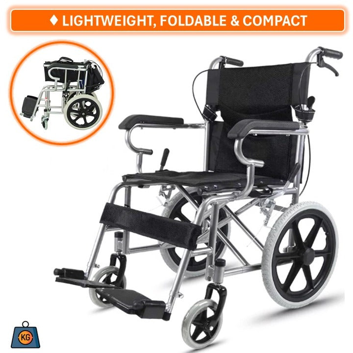 WHEELCHAIR STEEL ALLOY 11KG FOR LOAD 100KG: GETS GSR06S PUSHCHAIR WITH SOLID POLYURETHANE (PU) WHEELS
