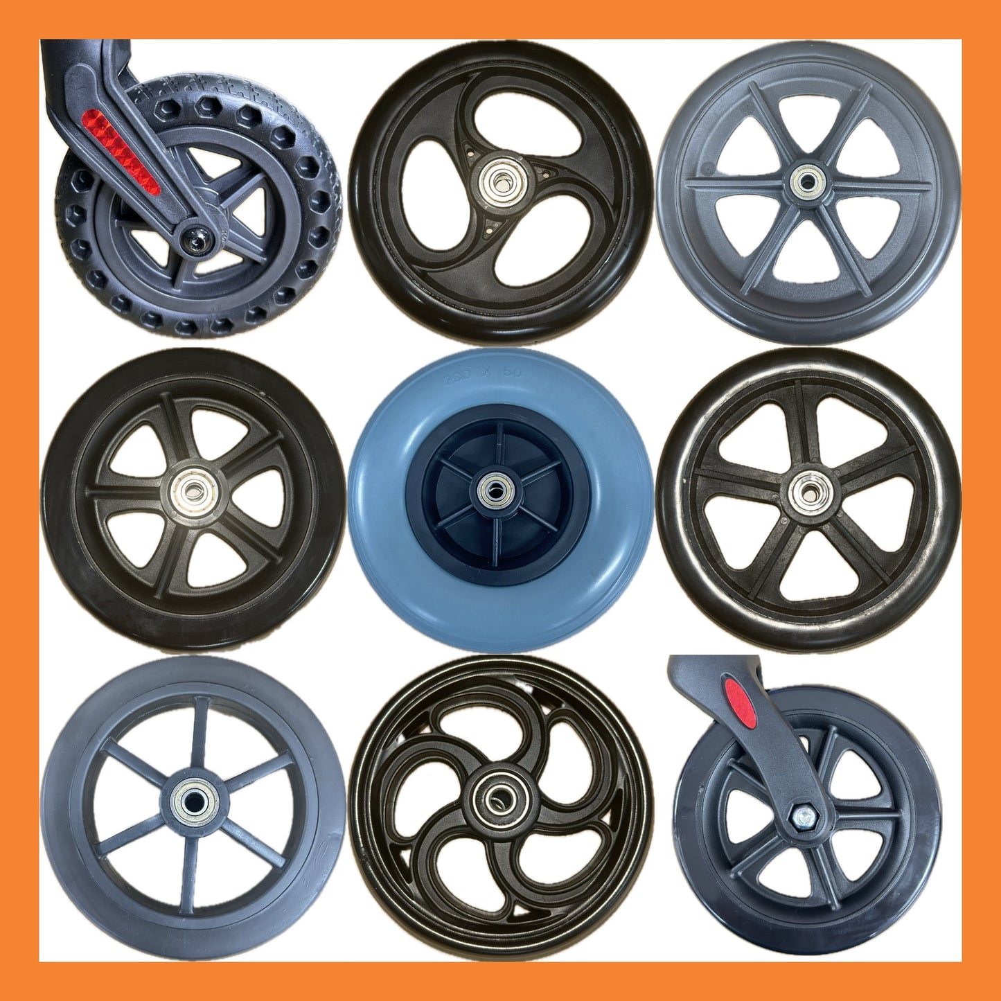 ♿️Front Wheels for Wheelchair & Pushchair Repair & Service
