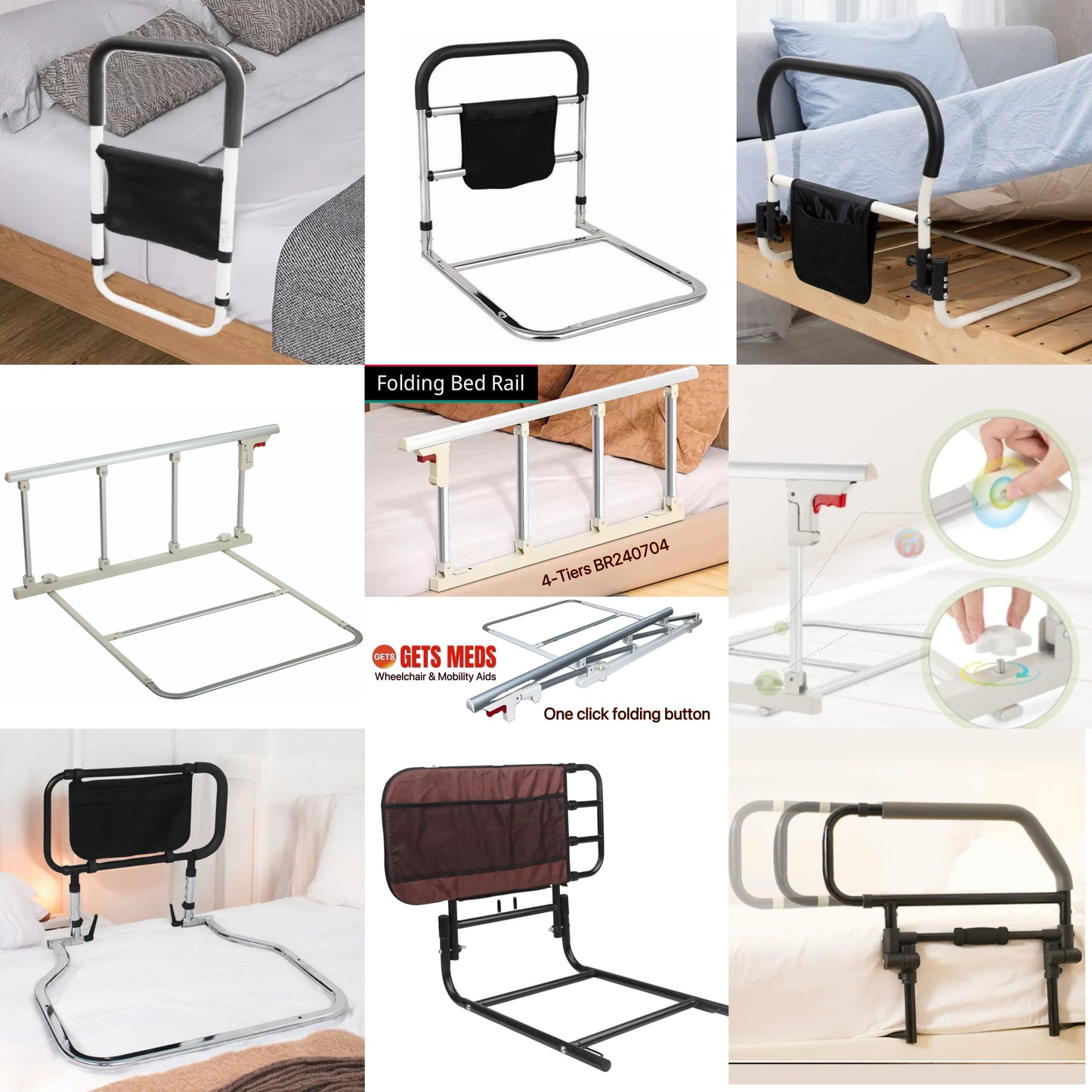 GETS Bedrail ♿️ Extendable Safety Bedrail E4057