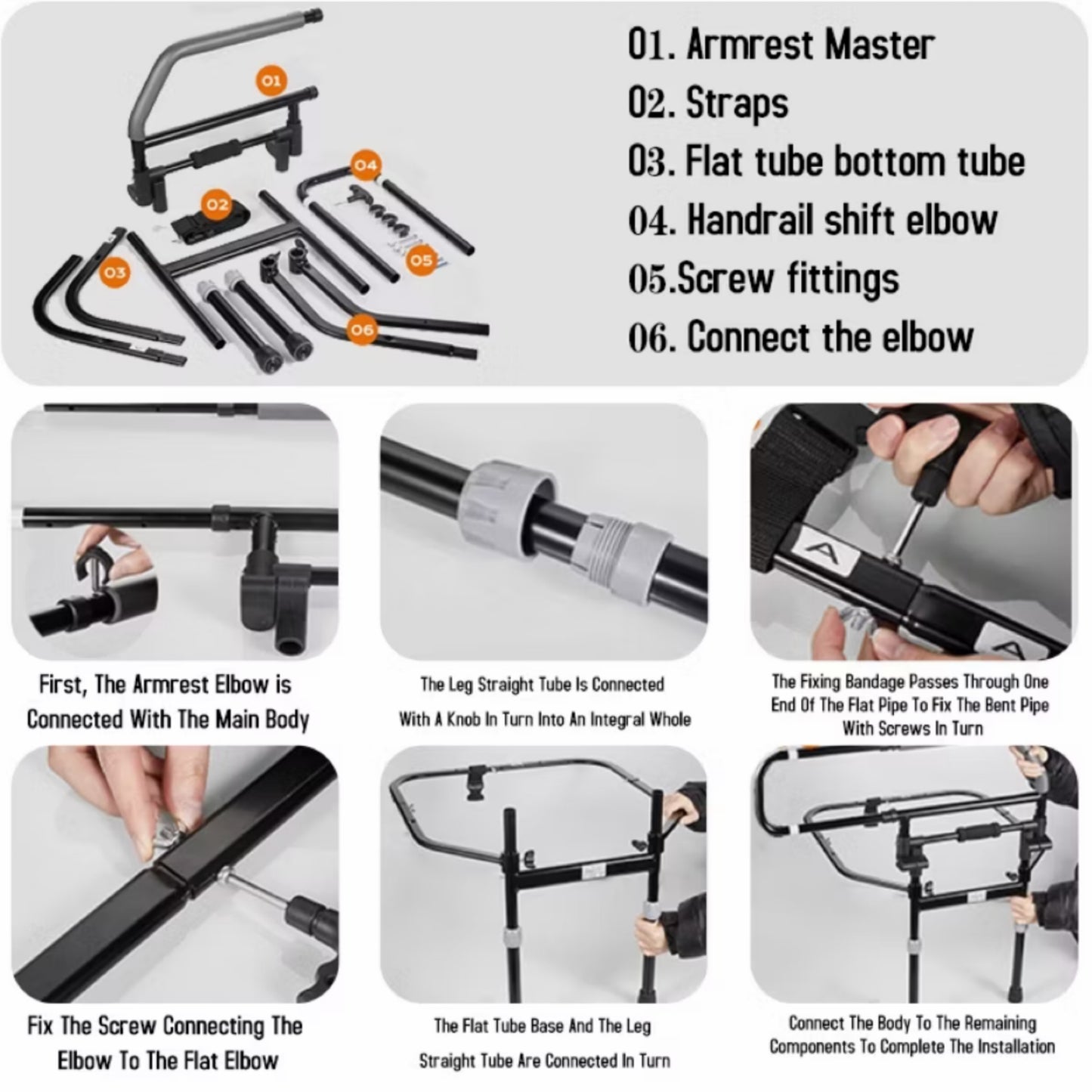 GETS Safety Bedrail ♿️ Flip Down Type, for Elderly, Pregnant Women or Patients