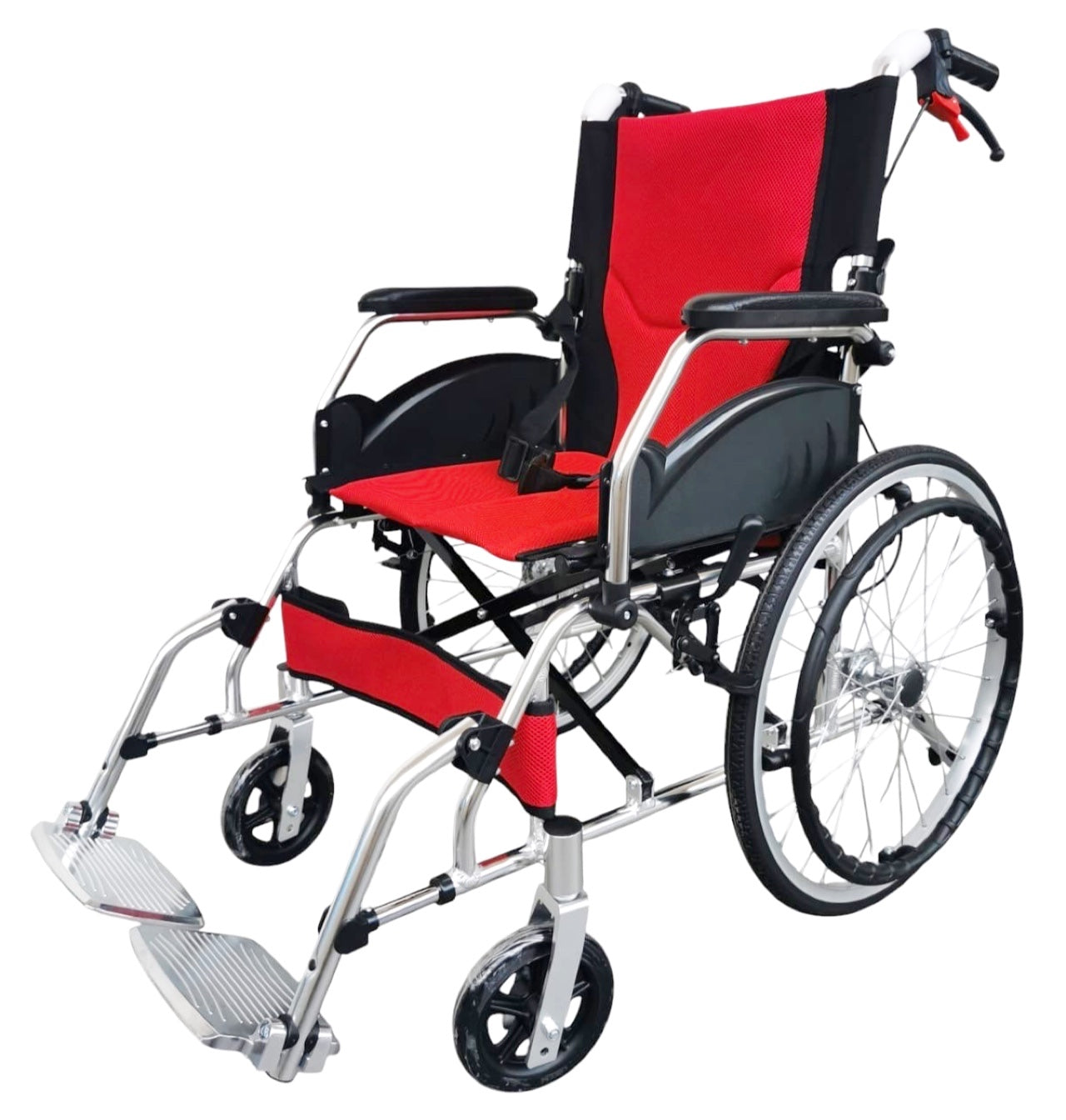 WHEELCHAIR ALUMINIUM 11.6KG FOR LOAD 100KG: GETS D863Y STANDARD WHEELCHAIR FOR SELF-PROPELLED