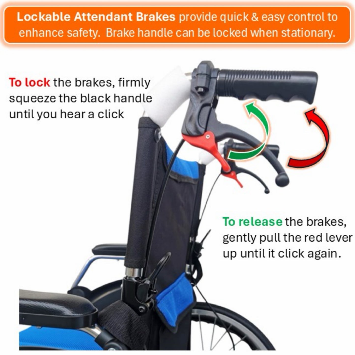 GETS STD863 ALUMINIUM WHEELCHAIR ♿️ Foldable Backrest, Fixed Armrests, Foldable Legrests, Anti-Tippers, Self-Propelled