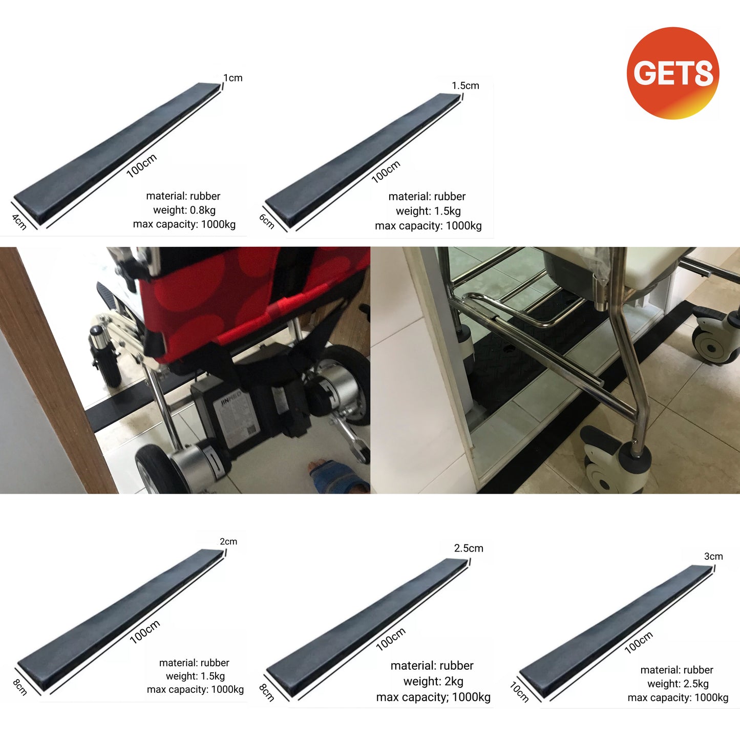 GETS RUBBER RAMPS ♿️ Ramps For Doorways & Kerbs