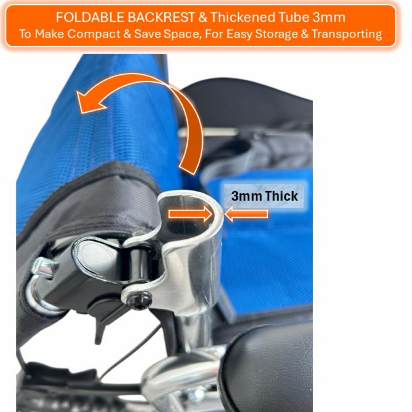 GETS FLEXI865.14 ALUMINIUM WHEELCHAIR ♿️ Foldable Backrest, Flip-Back Armrests, Detachable Legrests, Ant-Tippers