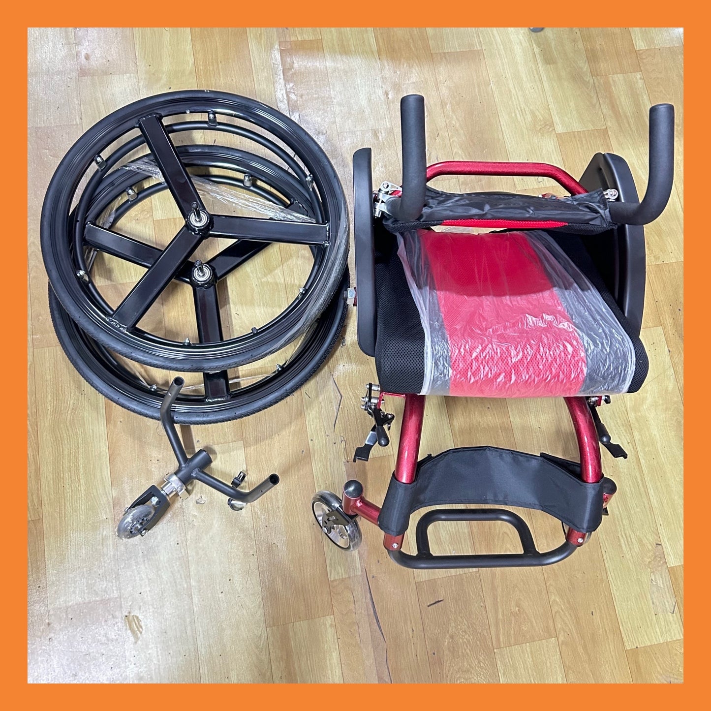 Aluminium Wheelchair ♿️ Manual Sport Wheelchair, Lightweight & Foldable