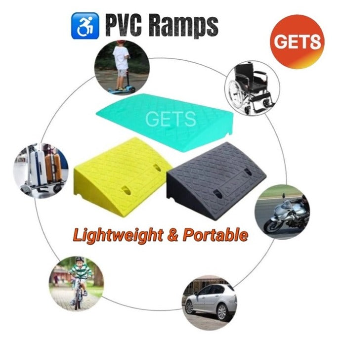 Ramps For Wheelchairs & Mobility Devices: GETS Polymer, Rubber & PVC Ramps