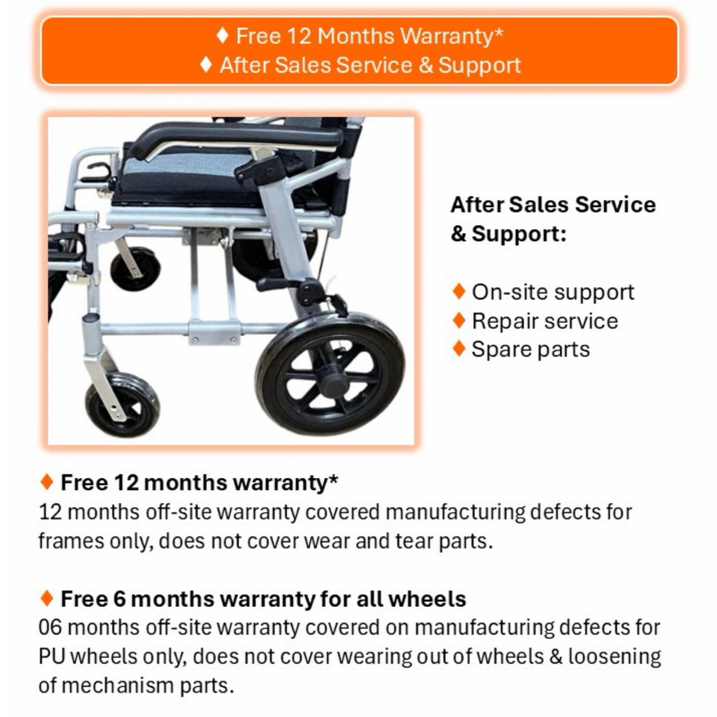 GETS VERSA LITE12 ALUMINIUM PUSHCHAIR ♿️ Foldable, Height-Adjustable PU armrests, Flexible-Detachable Legrests