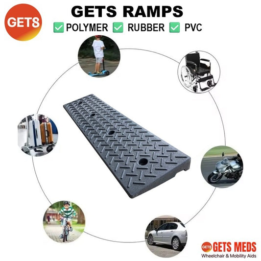 Ramps For Wheelchairs & Mobility Devices: GETS Polymer, Rubber & PVC Ramps