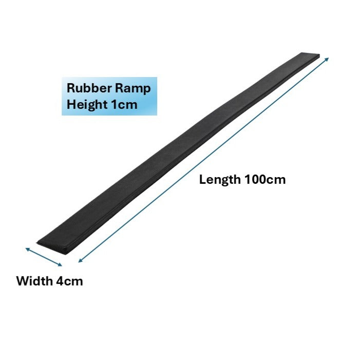 RUBBER RAMPS HEIGHT 1CM TO 6CM: GETS SMALL DIMENSIONS RUBBER RAMPS FOR DOORWAYS & KERBS