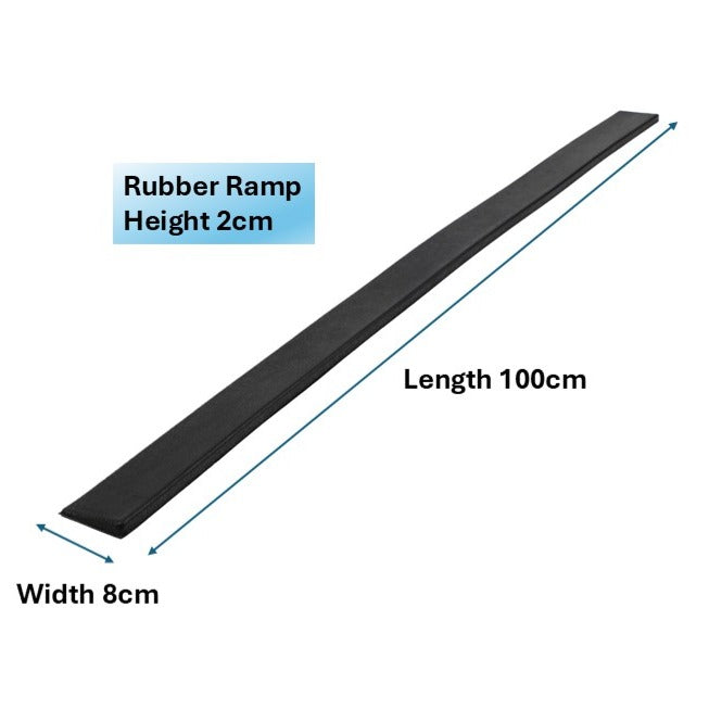RUBBER RAMPS HEIGHT 1CM TO 6CM: GETS SMALL DIMENSIONS RUBBER RAMPS FOR DOORWAYS & KERBS